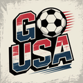 GO USA original soccer-support graphic