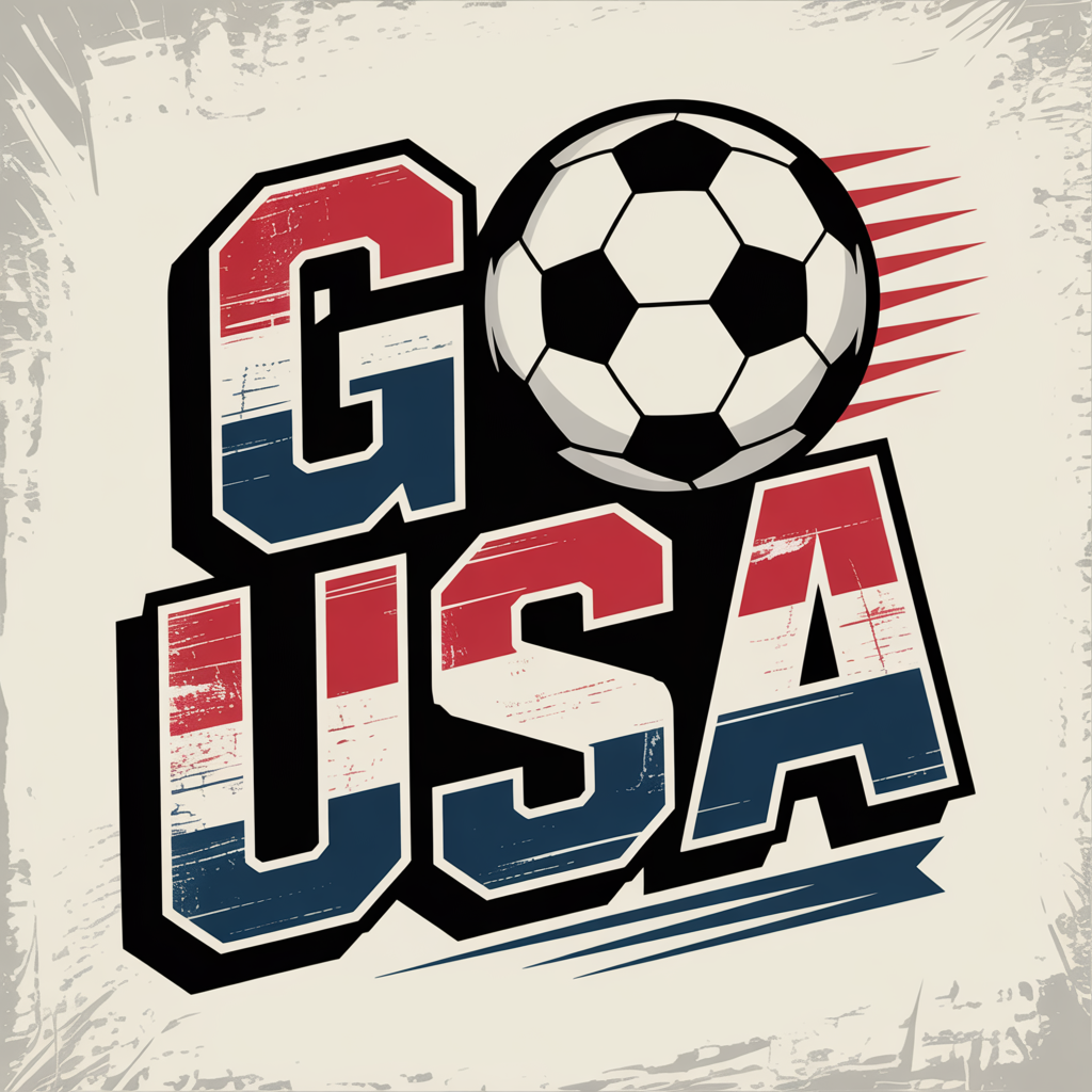 GO USA original soccer-support graphic